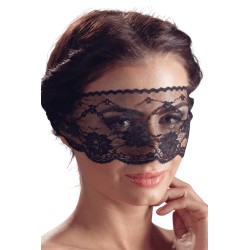 Masque pour les yeux en dentelle noire avec lien à nouer - Cottelli