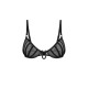 Aurorium demi-soutien-gorge noir