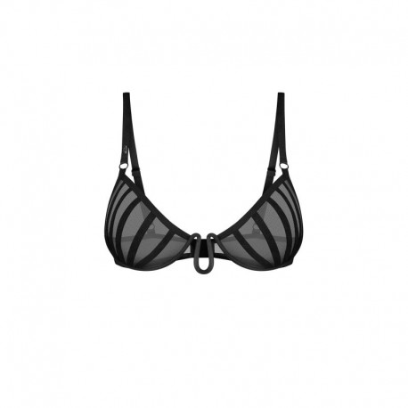 Aurorium demi-soutien-gorge noir