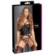 Corset porte-jarretelles et string assorti - Cottelli