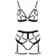 Ensemble lingerie harnais ouvert - Cottelli