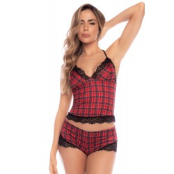 Ensemble 2 pièces imprimé écossais - Mapalé