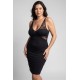 Robe courte à bretelles Victoria - LDC05BLK
