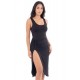 Robe noire Anastasia - LDC01BLK