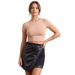 Jupe courte noire Mia - LSL2-SBLK