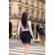 Jupe courte noire Mia - LSL2-SBLK