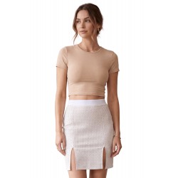 Jupe longue blanche Natacha - LSL3-LWHT