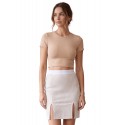 Jupe longue blanche Natacha - LSL3-LWHT
