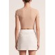 Jupe courte blanche Cassandra - LSL3-SWHT