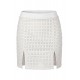 Jupe courte blanche Cassandra - LSL3-SWHT