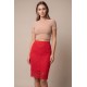 Jupe longue rouge Catalina - LSK2-LRED