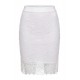 Jupe longue blanche Catalina - LSK2-LWHT