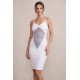 Robe décollectée blanche Emilia - LDR11WHT