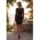 Jupe longue noire Maria - LSK1-LBLK