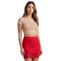 Jupe courte rouge Marina - LSK1-SRED