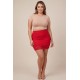 Jupe courte rouge Marina - LSK1-SRED