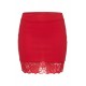 Jupe courte rouge Marina - LSK1-SRED