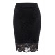 Jupe longue noire Catalina - LSK2-LBLK