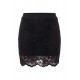 Jupe courte noire Camélia - LSK2-SBLK
