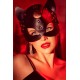 Masque félin en faux cuir - Mapalé