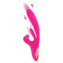 Vibromasseur Rabbit 3-en-1 Sassy Yoba – Va-et-vient, Tapotements Rotation Clitoridienne