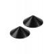 Nipple Métal noir Cache tétons cône - 202400104