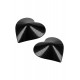 Nipple Métal noir Cache tétons cœur - 202400106