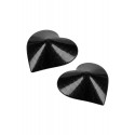 Nipple Métal noir Cache tétons cœur - 202400106