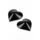 Nipple Métal noir Cache tétons cœur - 202400106