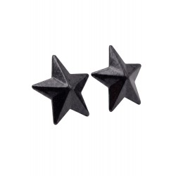 Nipple Métal noir Cache tétons d'étoile - 202400107