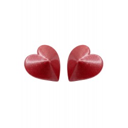 Nipple Métal rouge Cache tétons cœur - 202000106