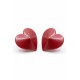 Nipple Métal rouge Cache tétons cœur - 202000106
