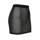 Jupe noire en résille transparente Maya - LSN1