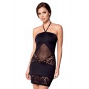 Robe bustier maille et dentelle
