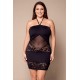 Robe bustier maille et dentelle