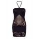 Robe bustier maille et dentelle